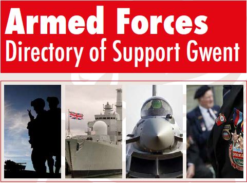 Cyfeiriadur Cymorth Gwent i'r Lluoedd Arfog / Armed Forces Directory of Support Gwent